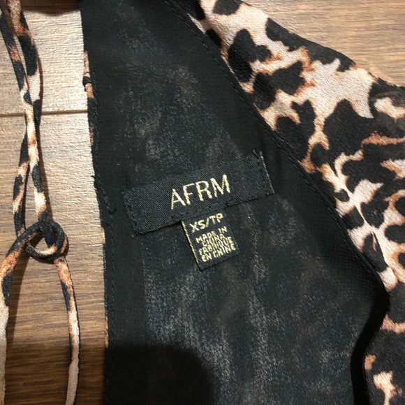 AFRM Leopard Print Maxi Dress Cheetah - Picture 5 of 5